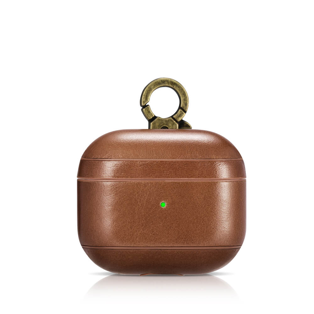 Apple airpods leather case hot sale