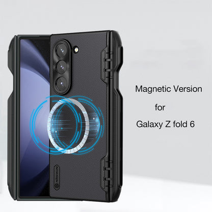 Super Frosted Shield Fold Protective Back Cover Case with Pencil Holder for Samsung Galaxy Z Fold 6 5G