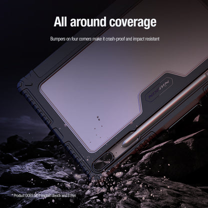 Bumper Pro Multi-angle Folding Fall Protection Case for Samsung Galaxy Tab S9 Ultra/ S9 Plus/ S9 FE+