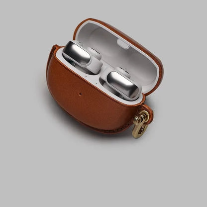 Genuine Leather Bluetooth Earphone Earbuds Case for Bose Ultra Open