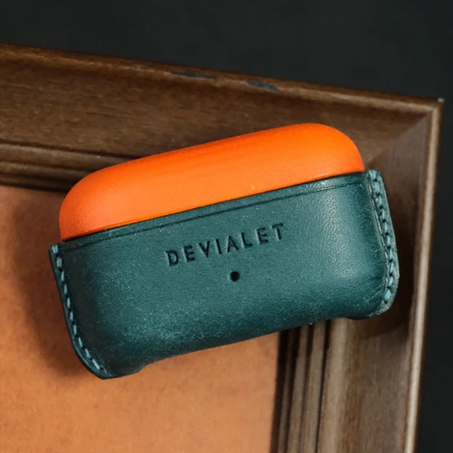 Genuine Leather Bluetooth Earphone Case for Devialet Gemini II