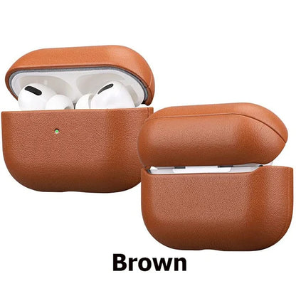 Genuine Leather Protective Skin Cover Case for AirPods Pro 2nd Generation