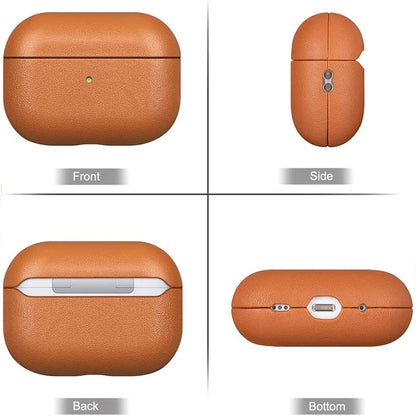 Genuine Leather Protective Skin Cover Case for AirPods Pro 2nd Generation