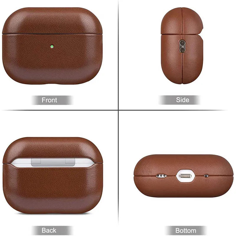 Genuine Leather Sheep Skin Protective Cover Case for Apple AirPods Pro 2nd Gen