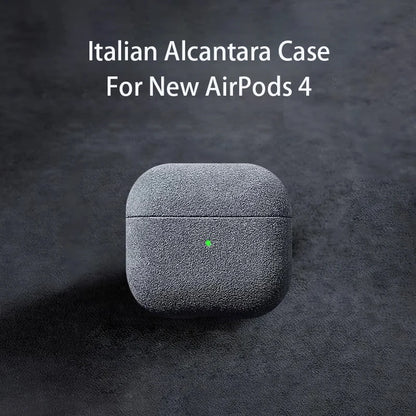 Italian Alcantara Leather Earphone Protective Cover Case for Apple AirPods 4