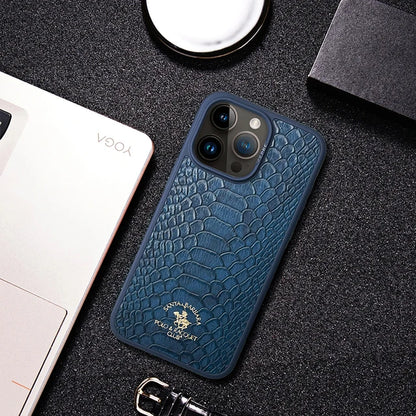 Genuine Leather Phone Back Cover Case for iPhone 15 Pro Max/ Pro/ Plus