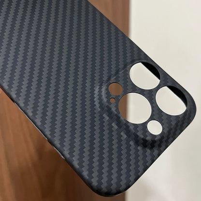 Real Aramid Carbon Fiber iPhone Case Cover for iPhone 11 12 13 14 15 16 Pro Max Plus Mini