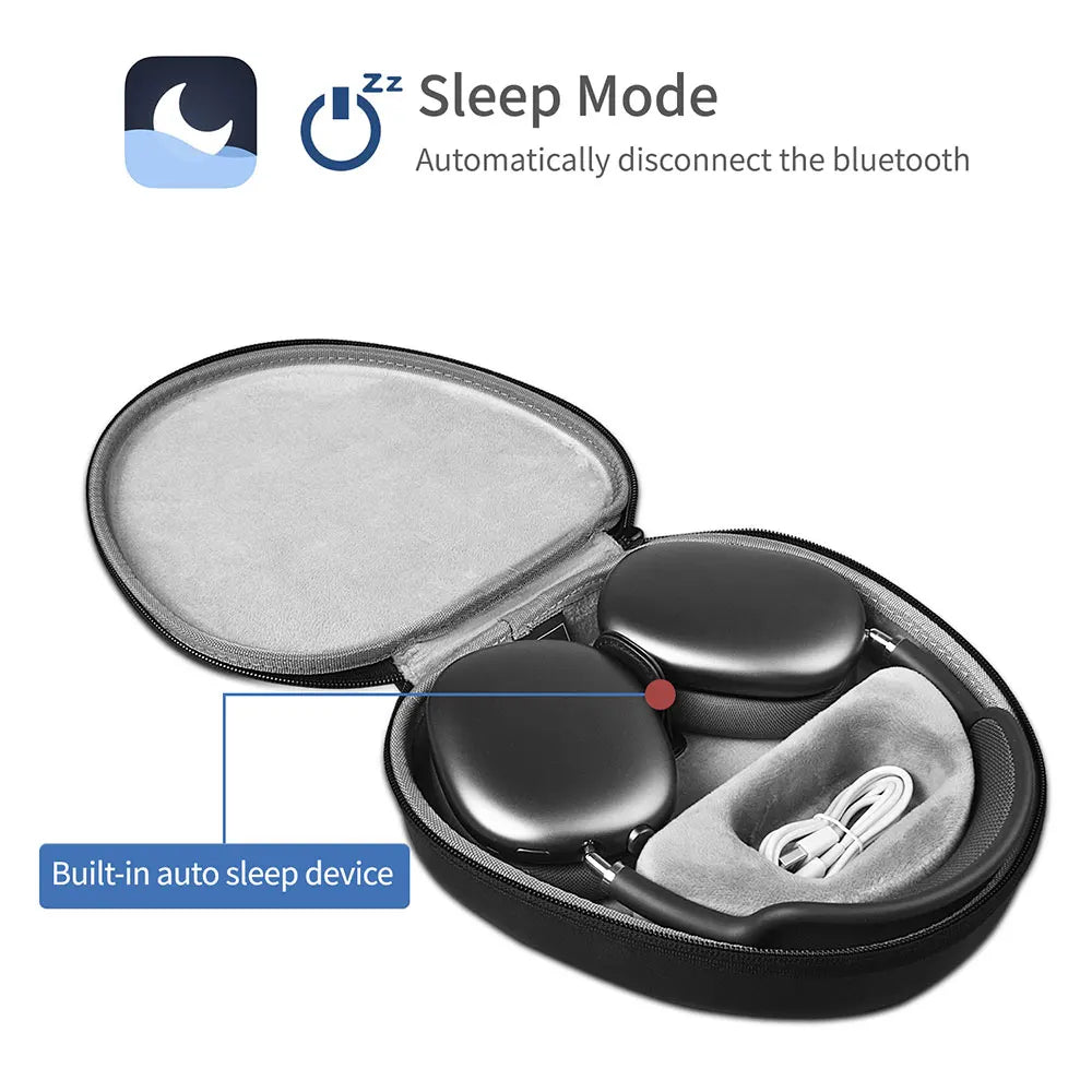 حافظة ذكية مقاومة للماء لأجهزة AirPods Max مع حقيبة حمل قوية لحافظة حماية سماعات الرأس Airpods Max Sleep Model