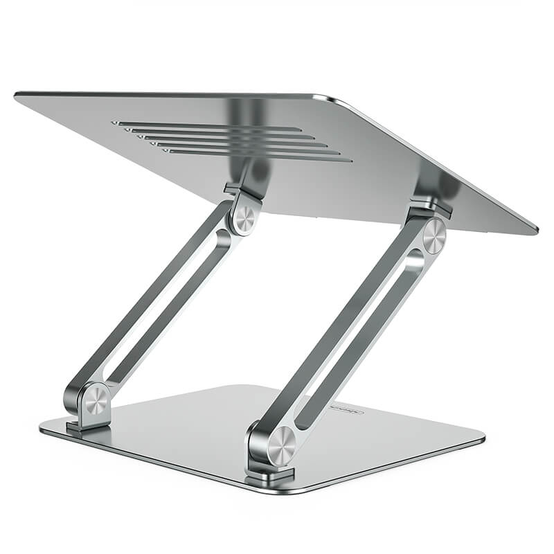 Prodesk Einstellbare Ergonomische Tragbare Heben Aluminium Laptop-Schreibtisch Stand - Silber